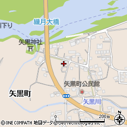 熊本県人吉市矢黒町1860-3周辺の地図