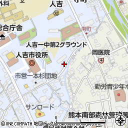熊本県人吉市西間下町10周辺の地図