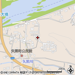 熊本県人吉市矢黒町2033-20周辺の地図