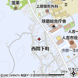 熊本県人吉市西間下町242周辺の地図