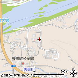 熊本県人吉市矢黒町2033-13周辺の地図
