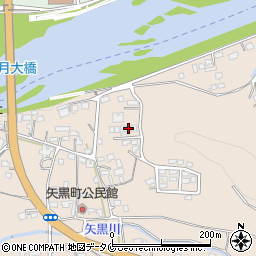 熊本県人吉市矢黒町2033-14周辺の地図