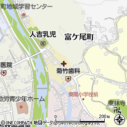 人吉田町簡易郵便局周辺の地図