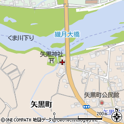 熊本県人吉市矢黒町1868-6周辺の地図