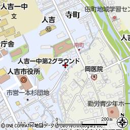 熊本県人吉市西間下町13周辺の地図