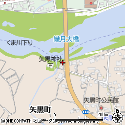 熊本県人吉市矢黒町1868周辺の地図