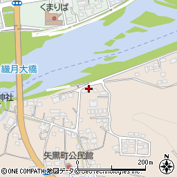熊本県人吉市矢黒町2020-3周辺の地図