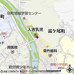 熊本県人吉市田町周辺の地図