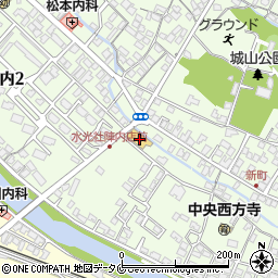コープ水光社陣内店周辺の地図