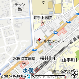 熊本県水俣市昭和町周辺の地図
