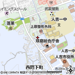 熊本県人吉市西間下町89周辺の地図