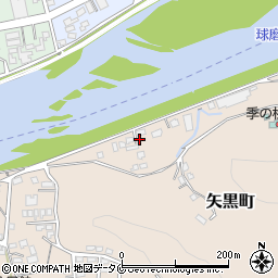 熊本県人吉市矢黒町1913-4周辺の地図