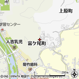 熊本県人吉市富ケ尾町8周辺の地図