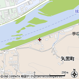 熊本県人吉市矢黒町1928周辺の地図