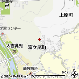 熊本県人吉市富ケ尾町8-14周辺の地図