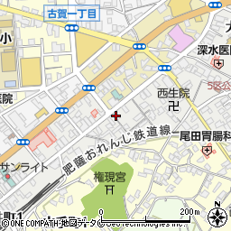 株式会社峯儀式共済熊本ロータス　水俣営業所周辺の地図