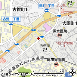 相浦印房周辺の地図
