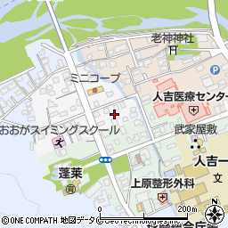 熊本県人吉市灰久保町18周辺の地図