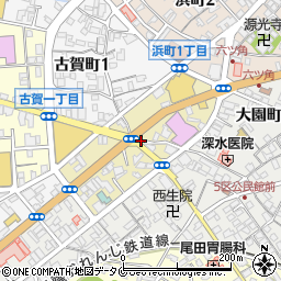 熊本県水俣市大黒町周辺の地図