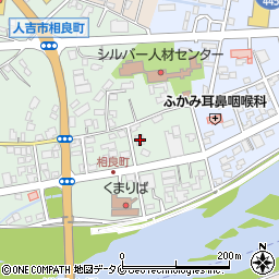 熊本県人吉市相良町1-7周辺の地図