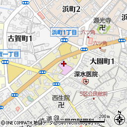 熊本県水俣市大黒町1丁目3周辺の地図