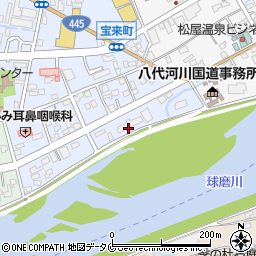 清水電気工業株式会社人吉営業所周辺の地図