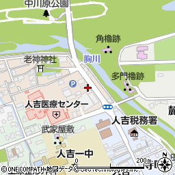熊本県人吉市新町4周辺の地図