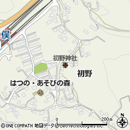 初野神社周辺の地図