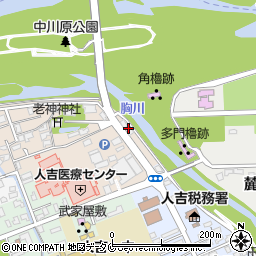熊本県人吉市新町25周辺の地図