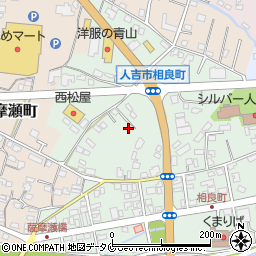 熊本県人吉市相良町周辺の地図