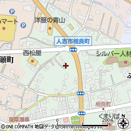 熊本県人吉市相良町1129-2周辺の地図