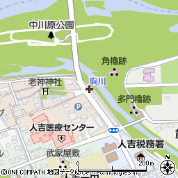 熊本県人吉市新町19周辺の地図