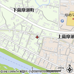 熊本県人吉市下薩摩瀬町周辺の地図