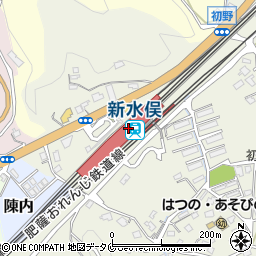 熊本県水俣市周辺の地図