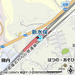 新水俣駅周辺の地図