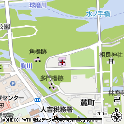人吉城歴史館周辺の地図