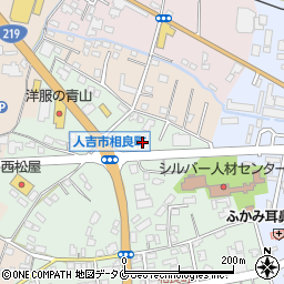 トヨタレンタリース熊本人吉店周辺の地図