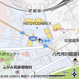 ホープクリーニング宝来店周辺の地図