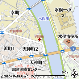 日新町周辺の地図