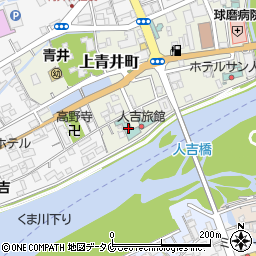 熊本県人吉市上青井町160周辺の地図