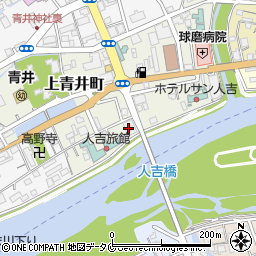 熊本県人吉市上青井町163周辺の地図