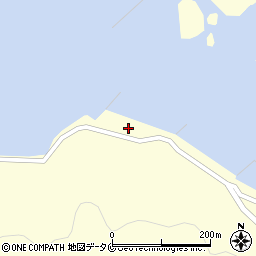 北さつま漁協　長島支所周辺の地図