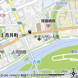 熊本県人吉市上青井町142-2周辺の地図