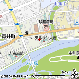 熊本県人吉市上青井町141周辺の地図