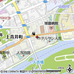 熊本県人吉市上青井町140周辺の地図