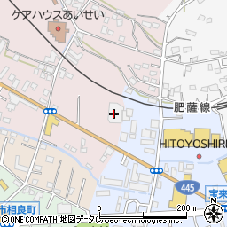 熊本ロータス葬儀共済人吉営業所周辺の地図