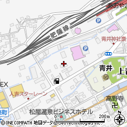 熊本県人吉市中青井町374周辺の地図