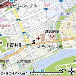 熊本県人吉市上青井町134周辺の地図