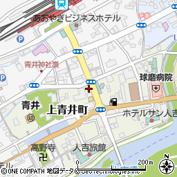 熊本県人吉市上青井町121周辺の地図