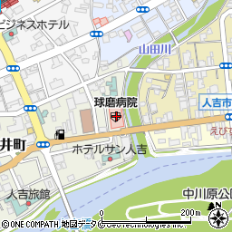球磨病院（蘇春堂）周辺の地図